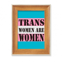 变性人性别LGBT支持 桌面木相框展示艺术画多套