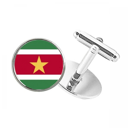 suriname national flag south amecountry round button cuff clip stud cufflinks suriname national flag south amecountry round button cuff clip stud cufflinks