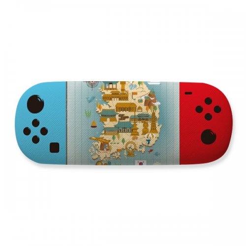 popular landmarks in south  korea stoglasses case creative game shell holder