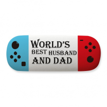 dreang world's best dad and husband quote stoglasses case creative game shell holder