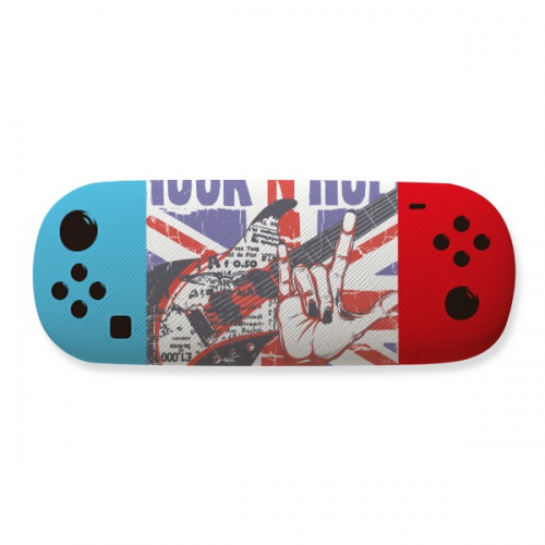 rock guitar england britain country flag uk stoglasses case creative game shell holder