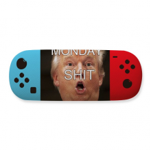 美国总统川普表情搞笑 近视眼镜盒游戏折叠收纳盒