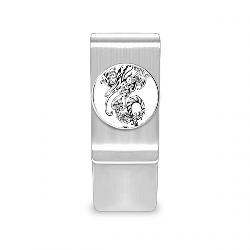 chinese line painting china dragon my clip cash wallet card holder chinese line painting china dragon my clip cash wallet card holder