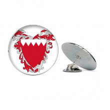 Manama Bahrain National Emblem Round Metal Tack Hat Pin Brooch Manama Bahrain National Emblem Round Metal Tack Hat Pin Brooch