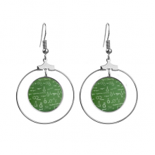 organic chestry molecular atoc structure ears dangle hoop jewelry drop 