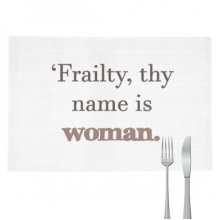 frailty names woman  placemat pad kitchen woven heat resistant cushion rectangle