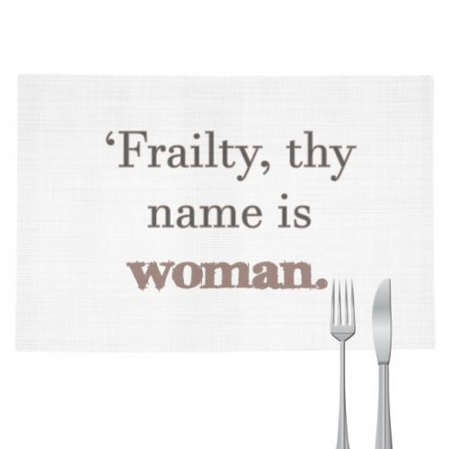frailty names woman  placemat pad kitchen woven heat resistant cushion rectangle