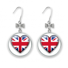 union jack shaped britain uk flag bow ears drop stud pierced hook union jack shaped britain uk flag bow ears drop stud pierced hook