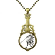 china chinese masterpiece the romance necklantique guitar jewelry music pendant