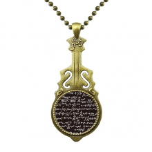 求和数学理科公式演算 吉他复古项链吊坠首饰