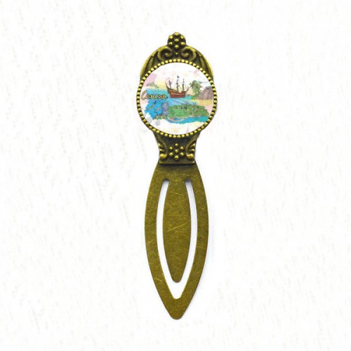 Cancun Mexico Island Mayan Temple Bookmark Retro Office Label Page Marker