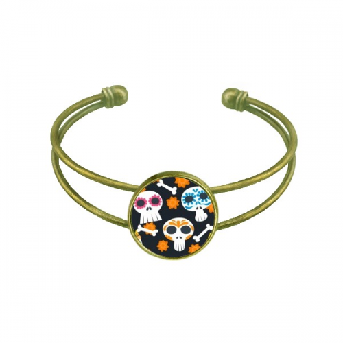 bs l flower mexico culture illustration bracelet bangle retro open cuff jewelry bs l flower mexico culture illustration bracelet bangle retro open cuff jewelry