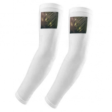 Green   Picture Nature Arm Sleeves Glove Cover UV Sun Protection