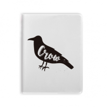 Crow Black And White Animal Notebook Gum Cover Diary Soft Cover Journal Crow Black And White Animal Notebook Gum Cover Diary Soft Cover Journal