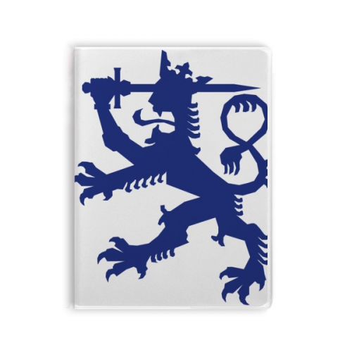 Finland National Emblem Country Symbol Notebook Gum Cover Diary Soft Cover Journal