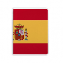 spain national flag eu country notebook gum cover diary soft cover journal