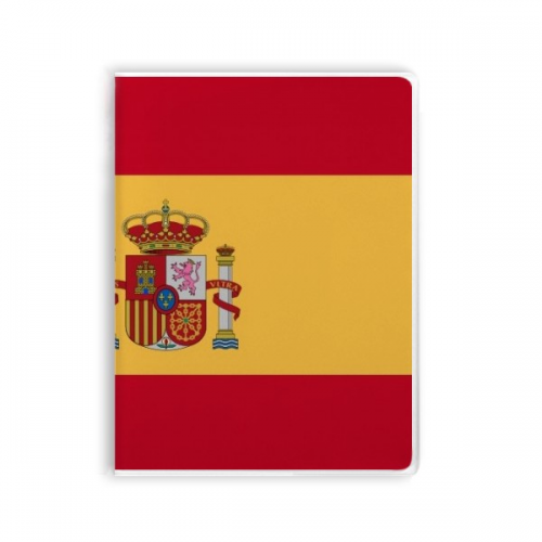 spain national flag eu country notebook gum cover diary soft cover journal