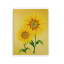 向日葵植物树叶花卉 套胶本笔记日记本子手账