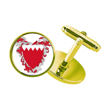 manama bahrain national emblem studded business metal cufflinks en manama bahrain national emblem studded business metal cufflinks en