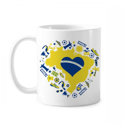 Shaped orderm brazil maps mug pottery cerac coffee porcelain cup tableware Shaped orderm brazil maps mug pottery cerac coffee porcelain cup tableware