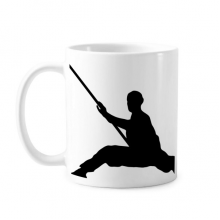 Shaolin Stick Chinese Monk Soldier Culture Mug Pottery Cerac Coffee Porcelain Cup Tableware Shaolin Stick Chinese Monk Soldier Culture Mug Pottery Cerac Coffee Porcelain Cup Tableware