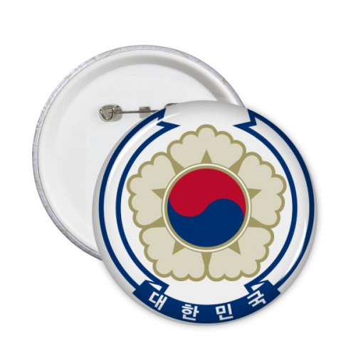 韩国国徽标志符号图案 圆形徽章胸章胸牌装饰挂牌5件礼物 韩国国徽标志符号图案 圆形徽章胸章胸牌装饰挂牌5件礼物