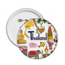 Pins Badge Button Emblem Accessory Decoration 5pcs