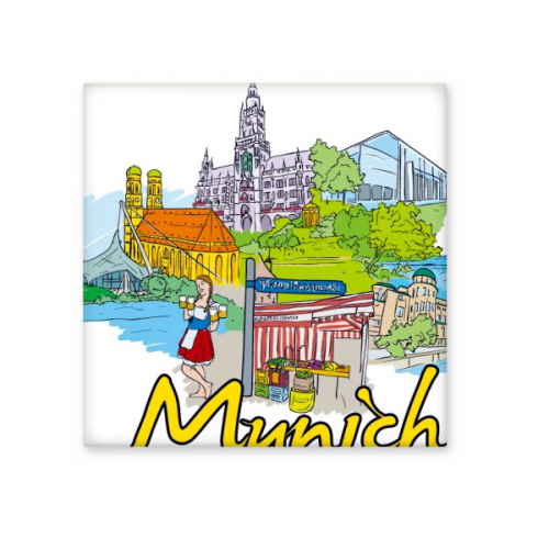 germany munchen landmark architecture cerac tile glossy decal ged brick adorn st
