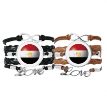 egypt national flag soccer football bracelet hand strap leather wristband double set egypt national flag soccer football bracelet hand strap leather wristband double set