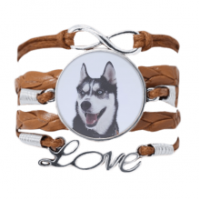 big dog snow hupicture bracelet love chain  ornament wristband 