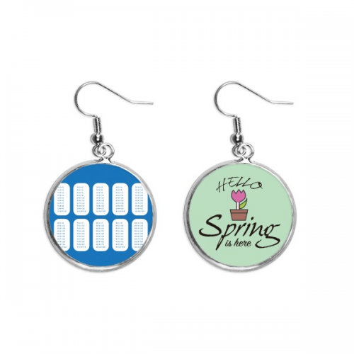 数学乘法表1到10小学教育 装饰吊坠季节春季耳环珠宝