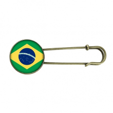 Brazil National Flag South America Country Retro Metal Brooch Pin Clip Jewelry