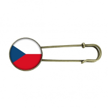 czech republic national flag eu country retro metal brooch pin clip jewelry