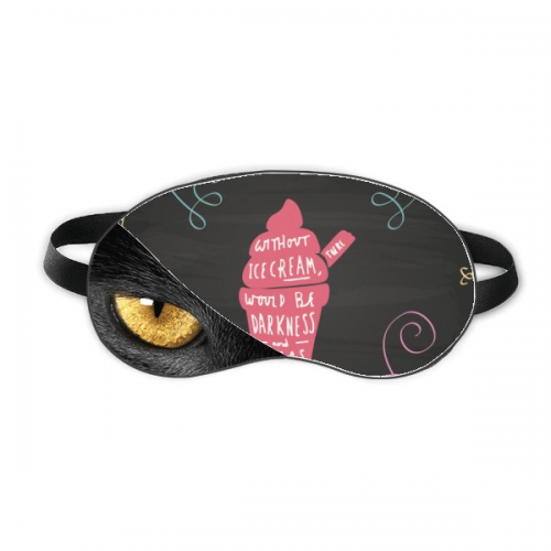 Without Ice  There Would Be Darkness Eye Head Rest Dark Cosmetology Shade Cover