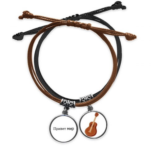 hello world russian art deco fashion bracelet hand chain leather guitar wristband hello world russian art deco fashion bracelet hand chain leather guitar wristband