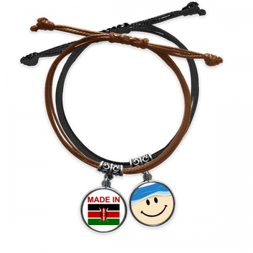 kenya country love bracelet hand chain leather sling fwristband kenya country love bracelet hand chain leather sling fwristband
