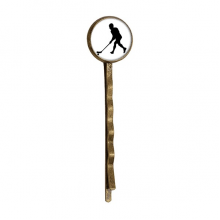 Sports Hockey Running Physical Education Retro Metal Hair Bobby Pin Headwear