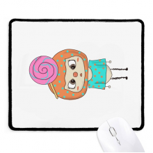 食物糖果甜的零食小孩悠悠 游戏办公防滑橡胶黑边鼠标垫礼物