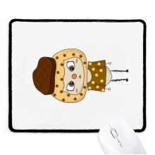 Food Steak Beef Delicious Dinner Cow UU Mousepad Stitched Edge Mat Rubber Gang Pad