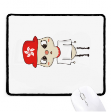 Hong Kong China Hakka Flag Asia UU Mousepad Stitched Edge Mat Rubber Gang Pad