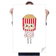 Food Popcorn Oil Snack Movie Delicious UU Sticker Decoration Poster Playbill Wallpaper Window Decal