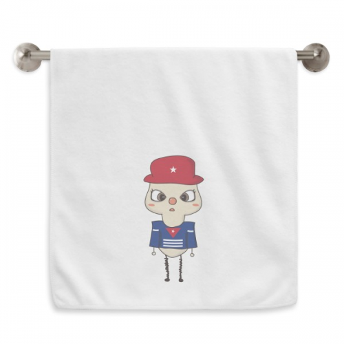 Cuban Country Island Flag UU Hand Towel Bath Facecloth Soft Cotton Washcloth
