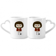 sport soccer competition co score uu couple porcelain mug set cerac lover cup heart handle