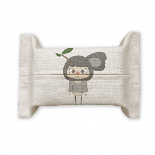 Animal Kola Nature Lazy Leave UU  Tissue Paper Cover Holder Cotton Linen Bag