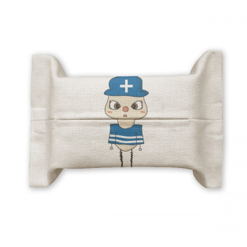 希腊国家欧洲文化国旗悠悠 棉麻纸巾收纳布袋盒纸抽袋布套家居礼物