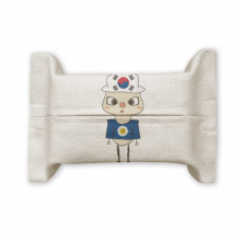 韩国家亚洲首尔国旗悠悠 棉麻纸巾收纳布袋盒纸抽袋布套家居礼物