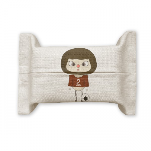 运动足球比赛团队得分悠悠 棉麻纸巾收纳布袋盒纸抽袋布套家居礼物