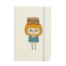 食物面包早饭棕色软的悠悠 硬质笔记本办公记事本子学生用