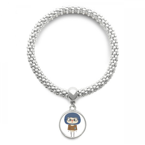 Career Teacher Student Book School UU Sliver Bracelet Pendant Jewelry Chain Adjustable Bangle