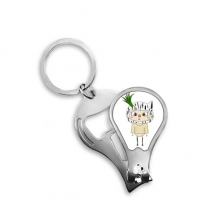 Animal Black Nature  Grass UU Fingernail Clipper Cutter Opener Key Chain Scissor